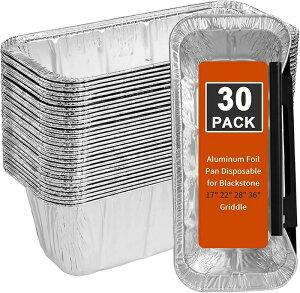 グリースカップライナー グリドルアクセサリー、使い捨てグリルグリーストレイ、アルミホイルドリップパングリースキャッチャーカップライナー (30個パック)