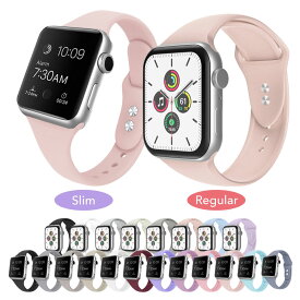 アップルウォッチバンド シリコンバンド AppleWatchバンド ラバー ベルト スリム アップルウォッチ applewatch8 applewatch7 38 40 41mm 42mm 44mm 45mm 49mm レディース メンズ