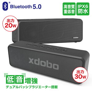 yő18ۏ؁z xdobo CXXs[J[ u[gD[XXs[J[30W / 20W  dቹBluetooth5.0 |[^u h IPX6 h u[gD[X fApbVuWG[^[ t