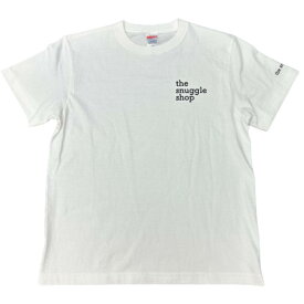 Tシャツ　【the snuggle shop オリジナル】　オリジナルTシャツ　オリジナルグッズ　Tシャツ　シンプル　半袖　白シャツ　白Tシャツ　ポイント消化　★