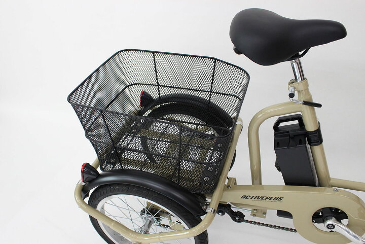 楽天市場】ACTIVEPLUS ノーパンク電動アシスト三輪自転車 20インチ 