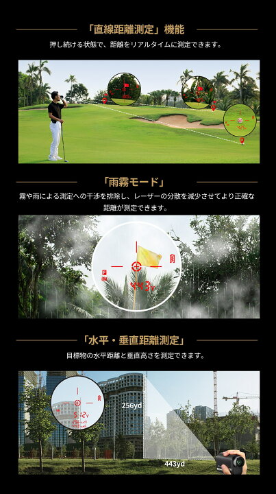 楽天市場】EENOUR SILLAID VOYAGE PRO ゴルフ レーザー距離計 赤緑色 