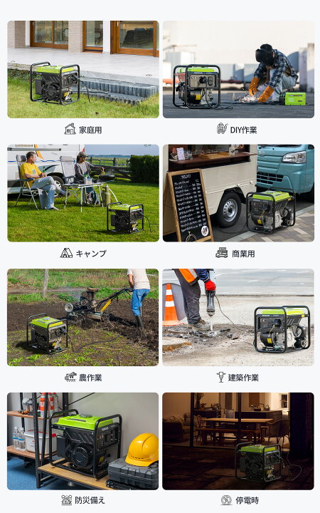 楽天市場】【ポイント10倍付き】EENOUR 発電機 スタンダード 3500W 