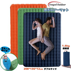 Fengzel Outdoor ݎ Lv}bg 136*208*12cm _uTCY Ɍ h fM AEghA Ԓ y TPU GA[}bg ȈՃxbh