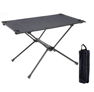 Fengzel Outdoor �A���~�t���[�� �܂��݃e�[�u�� 40*60*40cm ���[�e�[�u�� �ω׏d30kg ���ϐ� �z�n�V�� �A�E�g�h�A �\���L�����v ���Ԍ� �R���p�N�g ���y�� �C�O�ʔ�