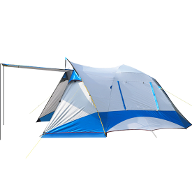 Fengzel Outdoor ツールームワンタッチテント420*270*195cm 4-6人用 UVカット 耐水圧3000mm インナーテント付き二層構造 ファミリーキャンプ用 前後室付き キャノピーテント 海外通販