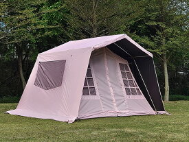 Fengzel Outdoor 高級感溢れ ハウス形テント 通気性 居心地良い 防風防雨 日よけ 二重層 家族連れ キャンプ 旅行用 2WAY キャノピーテント