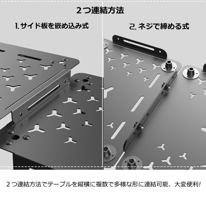 楽天市場】Fengzel Outdoor アルミ合金製 折りたたみテーブル 縦横方向