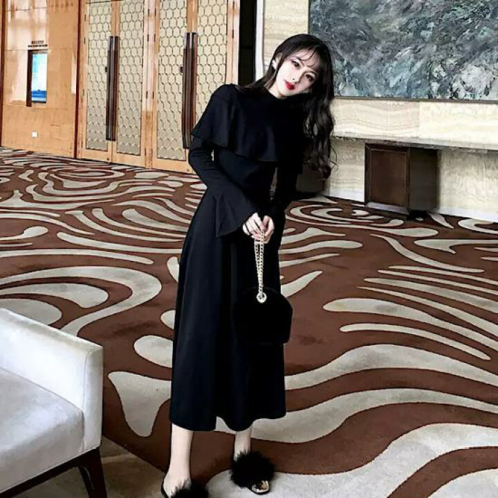 楽天市場】【取寄】パーティードレス ワンピース フリル ラッフル ベル  