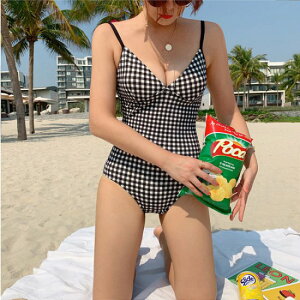 【取寄】ワンピース水着 ワンピース 体型カバー オールインワン レディース セクシー チェック オトナ女子 ワンピース水着 ワンピース 体型カバー オールインワン レディース セクシー チ