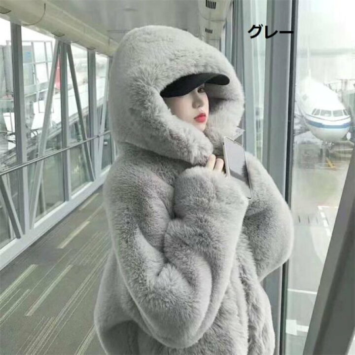 楽天市場】【取寄】フェイクファージャケット レディース ファーコート  