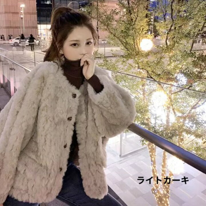楽天市場】【取寄】ファージャケット レディース ファーコート 長袖  