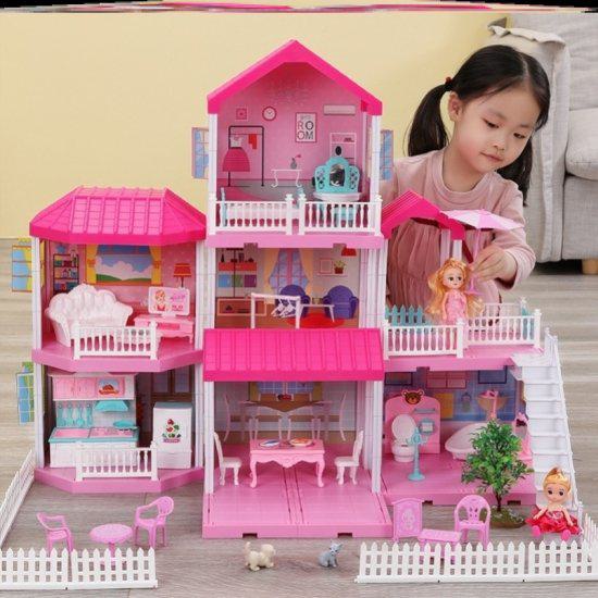 楽天市場】【取寄】ドールハウス 子供 おもちゃ 女の子 人形 家 遊び