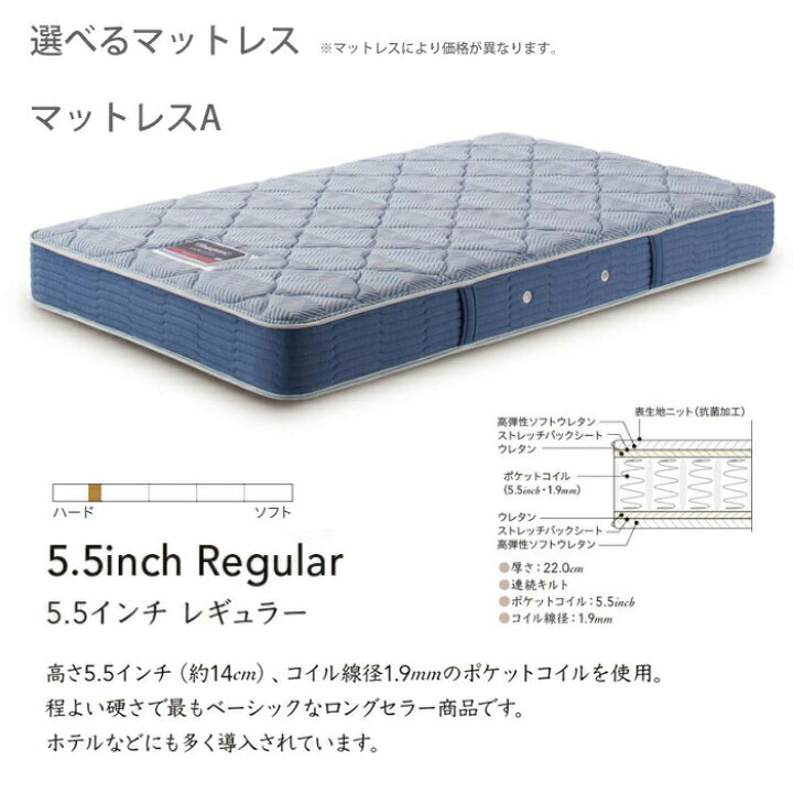 楽天市場】【開梱設置無料】シモンズ ベッドセット Shelf2（シェルフ2 