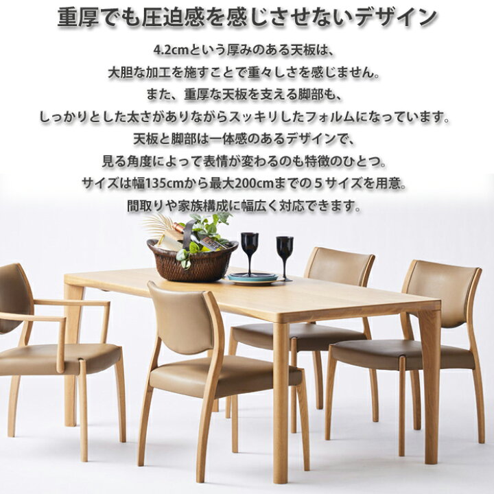 楽天市場】浜本工芸 丸ダイニングテーブル DT-5400 135cm/150cm/165cm 