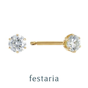 yő8000~OFFz10/14()0:00`10/17()9:59y festaria bijou SOPHIA z sAX K18 YG CG[S[h 18 _Ch _C 0.2ct ꗱ Mtg v[g WG[ fB[X Vv l 