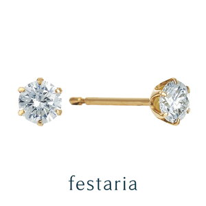 yő8000~OFFz10/14()0:00`10/17()9:59y festaria bijou SOPHIA z sAX K18 YG CG[S[h 18 _Ch _C 0.3ct ꗱ Mtg v[g WG[ fB[X Vv l 