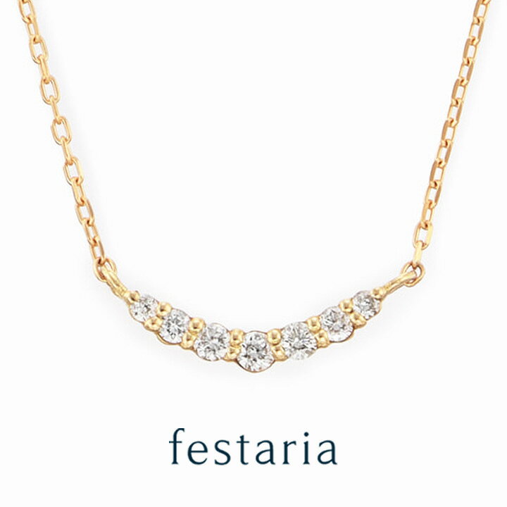 楽天市場】【 festaria bijou SOPHIA 】 ネックレス K18 YG イエロー 