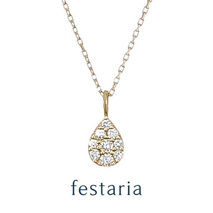 楽天市場】【30%OFF】 festaria VOYAGE ネックレス K10 YG イエロー  