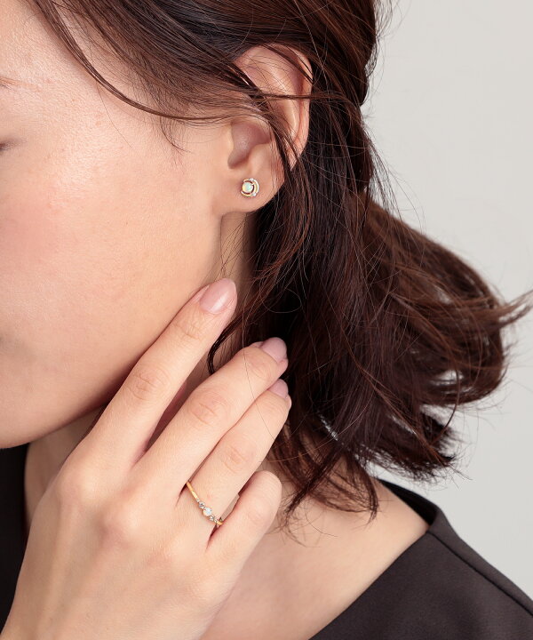 楽天市場】【 festaria bijou SOPHIA 】 ピアス K10 YG イエロー 