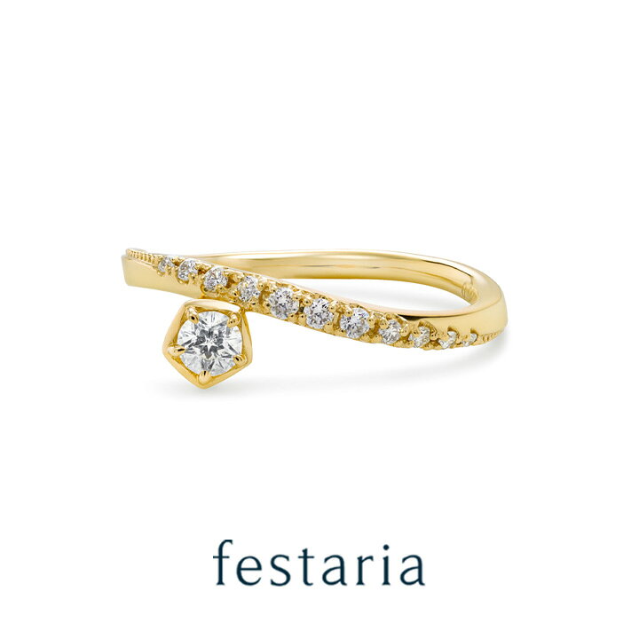 楽天市場】【50%OFF】 festaria bijou SOPHIA ピンキーリング K18 YG  