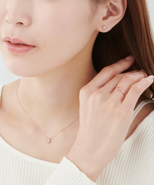楽天市場】【 festaria bijou SOPHIA 】 ピアス K10 PG ピンクゴールド 
