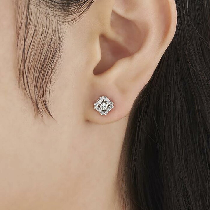 楽天市場】【 festaria bijou SOPHIA 】 ピアス pt プラチナ Wish upon 