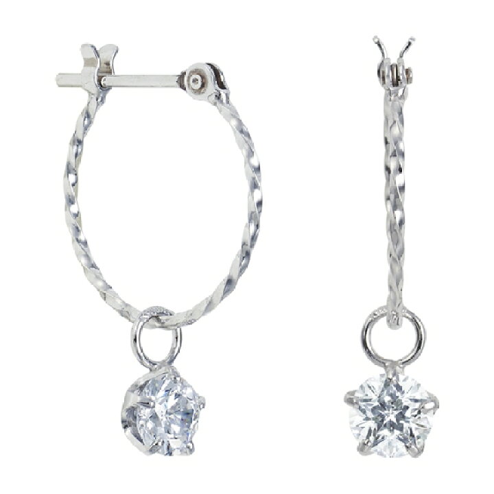 楽天市場】【 festaria bijou SOPHIA 】 ピアス K10 WG ホワイト 