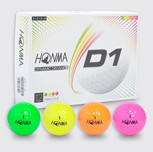 �{�ԃS���t�iHONMA�j D1�{�[�� 1�_�[�X(12��) BT2001L MC �i���C���{�[/FF/Men's�j