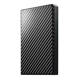アイ・オー・データ機器 HDPT-UTS1K USB3.1 Gen1対応ポータブルハードディスク「高速カクうす」 カーボンブラック 1TB