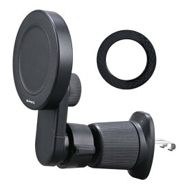 セイワ(SEIWA) 車内用品 スマホホルダー マグネットスマホホルダーA/C WA140 エアコン取付 強力磁石 Magsafe対応 360°