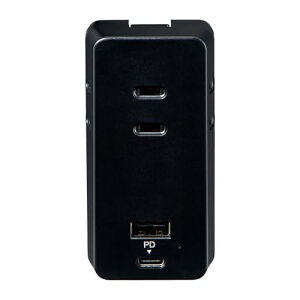 �G���p(ELPA) USB�^�b�vPD20W UC-322SB(BK)