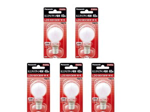 �p�i�\�j�b�N 5�Z�b�g �~�j�N���v�g���d�� 100V 40W�` �z���C�g E17���� LDS100V36WWK_set