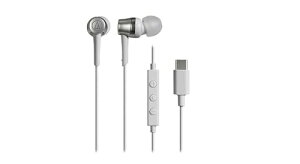 �I�[�f�B�I�e�N�j�J ATH-CKD3C WH �}�C�N�t���C���z�� USB Type-C �L�� 1.2m �J�i���^ �z���C�g