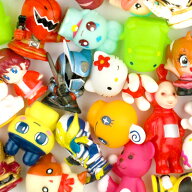 CSA-01 旧ガラすくい人形 キャラクターアソート 約100個セット(10種類以上入ってます) { キャラクターす…