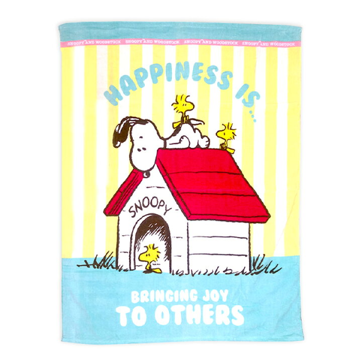 楽天市場 スヌーピー ストライプ タオルケット タオル バスタオル 人気 Snoopy キャラクター 雑貨 かわいい ギフト お祝い 誕生日プレゼント イベント パーティー 22b25 フェスティバルプラザ