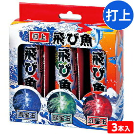 飛び魚 (3本入) 打上花火 打上げ花火 打ち上げ花火 { 花火 }{ 子供会 景品 お祭り くじ引き 縁日 夏祭り 夕涼み会 町内会 イベント キャンプ }301 沖縄・離島発送不可