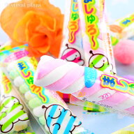 長いましゅろー 30個装入 { 駄菓子 お菓子 長い ましゅろーマシュマロ }{ 子供会 景品 お祭り くじ引き …
