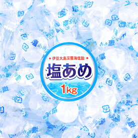 【エントリーで3個P10倍 2個P5倍】塩あめ 1kg 約239個装入 { 駄菓子 お菓子 あめ アメ 塩 しお キャンディ 熱中症対策 塩飴 塩あめ 塩アメ 塩キャンディー 塩分チャージ 塩分 タブレット 塩分チャージタブレッツ } 大袋菓子