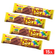 ギンビス しみチョココーンスティック 15個装入 { 駄菓子 お菓子 チョコレート チョコ 大量 }{ 子供会 景…