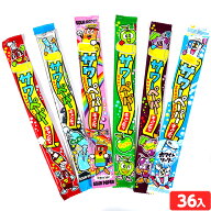 やおきん サワーペーパー キャンディ 36個装入 { 駄菓子 お菓子 グミ ペーパー アップル コーラ サイダー…