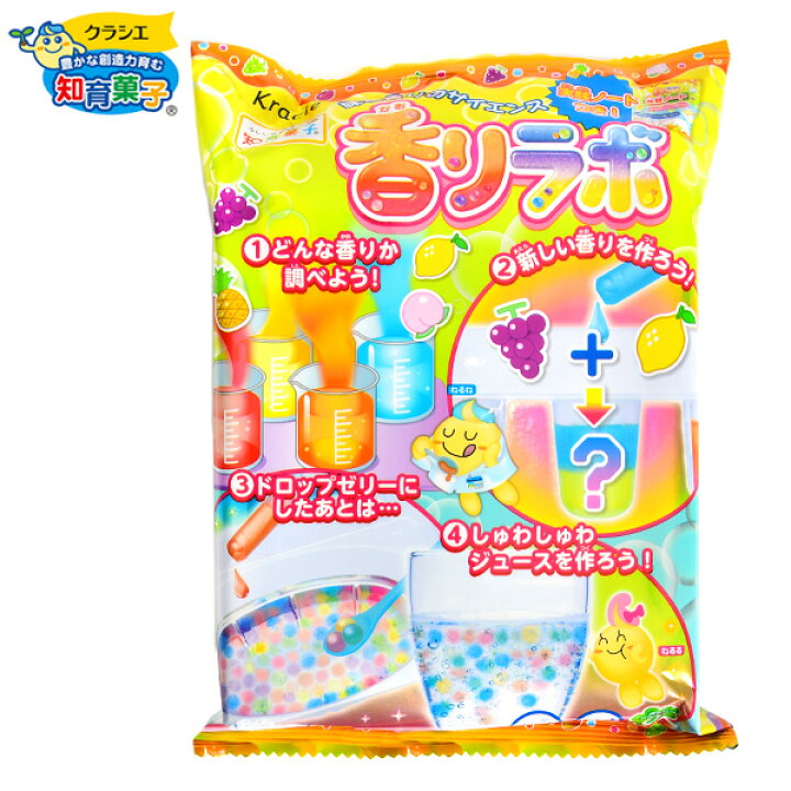 楽天市場 クラシエ 香りラボ フルーツ味 駄菓子 駄菓子 人気 知育菓子 作る 手作り 実験 おかし フルーツ 子供会 景品 お祭り くじ引き 縁日 お菓子 個装 個包装 配布 21k18 フェスティバルプラザ