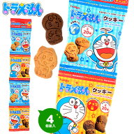 北陸製菓 Hokka ドラえもん クッキー ミルクチョコ味 4連 { 駄菓子 お菓子 クッキー ビスケット ミルク …