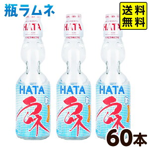 ハタ鉱泉 ビン 瓶 ラムネ 200ml 容器ガラス 60本入 { 駄菓子 お菓子 ハタ 瓶 瓶ラムネ ビンラムネ 業務用 ラムネドリンク 材質 ガラス 飲料 ドリンク ケース }{ お祭り 縁日 問屋 屋台 炭酸飲料 }11