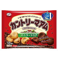 カントリーマアム (バニラ＆ココア) 18個装入 { 駄菓子 お菓子 クッキー カントリーマーム チョコチップ …