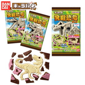 バンダイ キャラパキ 発掘恐竜 チョコ (2025年10月リニューアル) { 駄菓子 お菓子 知育 お菓子 チョコ チョコレート菓子 化石 恐竜 発掘 男の子 人気 }{ 子供会 景品 人気 子供 お祭り 縁日 イベント くじ引き 福引き おかし おやつ 配布 }[26C26]