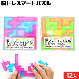 脳トレ スマートパズル 12個装入 { 景品玩具 パズル 知育 学習 トレーニング 集中力 手先 発達 }{ 景品 おもちゃ 詰め合わせ お祭り 夏祭り 縁日 問屋 子供 子供会 自治会 祭 大量 イベント 配布 }285[25E14]