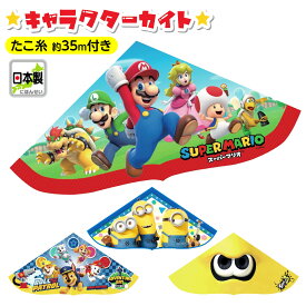 キャラクター カイト { お正月 凧揚げ 凧 キャラクター 子供 ポケモン ミニオンズ なんでもいきもの 鬼滅 仮面ライダー プリキュア パウパト マリオ ディズニー }{ おもちゃ プレゼント 子供会 景品 くじ引き 縁日 }[25L01]{配送区分D}