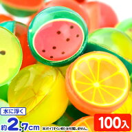27mm フルーツスーパーボール 約 100個入 { スーパーボール すくい }{ 子供会 縁日すくい セット 業務用 …