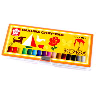 サクラクレパス 16色 ソフトケース入り 太巻き セット(LP16S) { 文房具 文具 子供 入学 入学準備 小学生 …